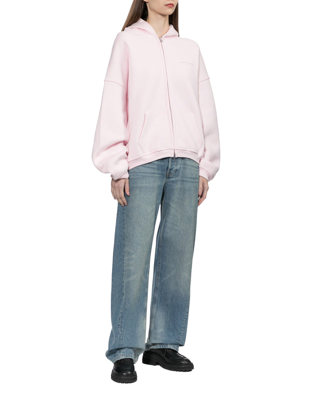 High rise wide-leg jeans