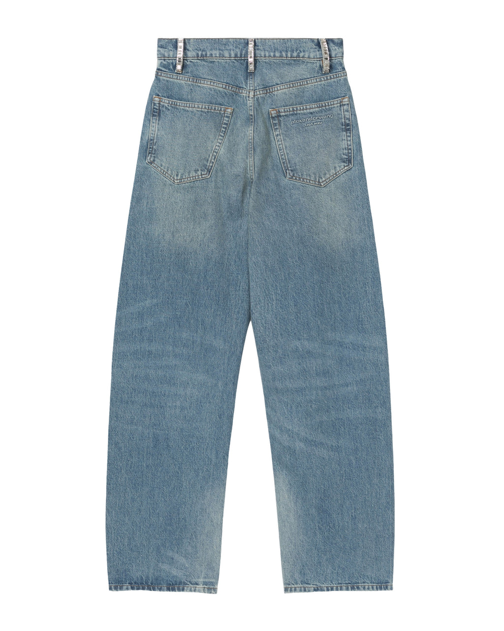 High rise wide-leg jeans