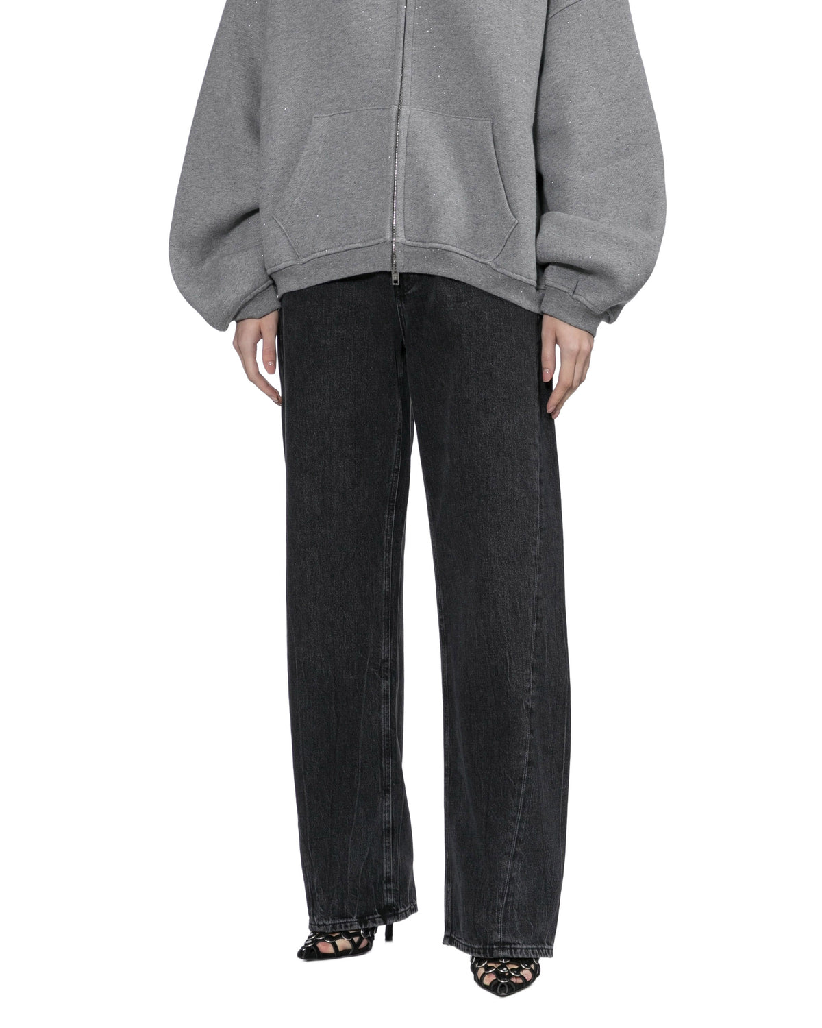 Wide leg jeans