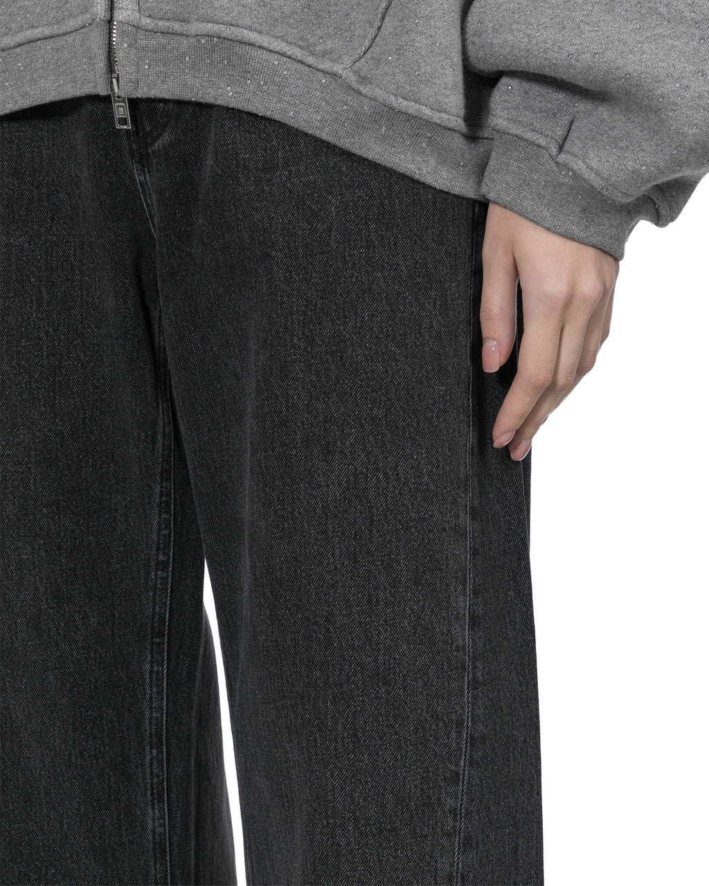 Wide leg jeans