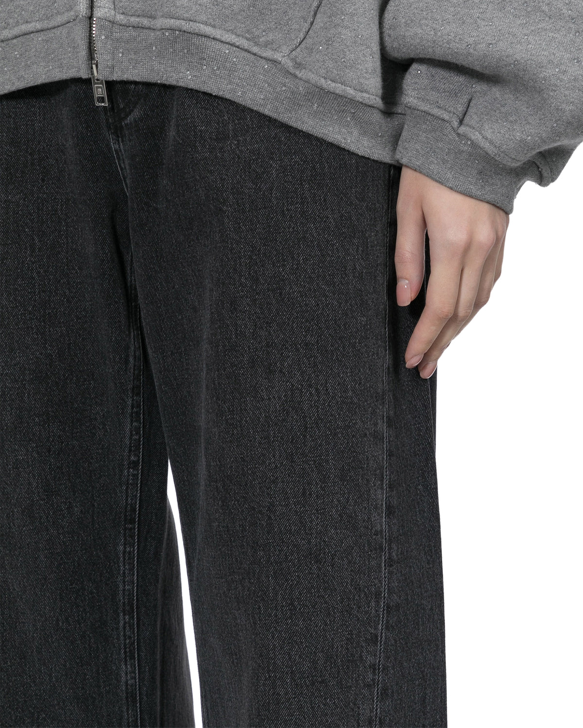 Wide leg jeans