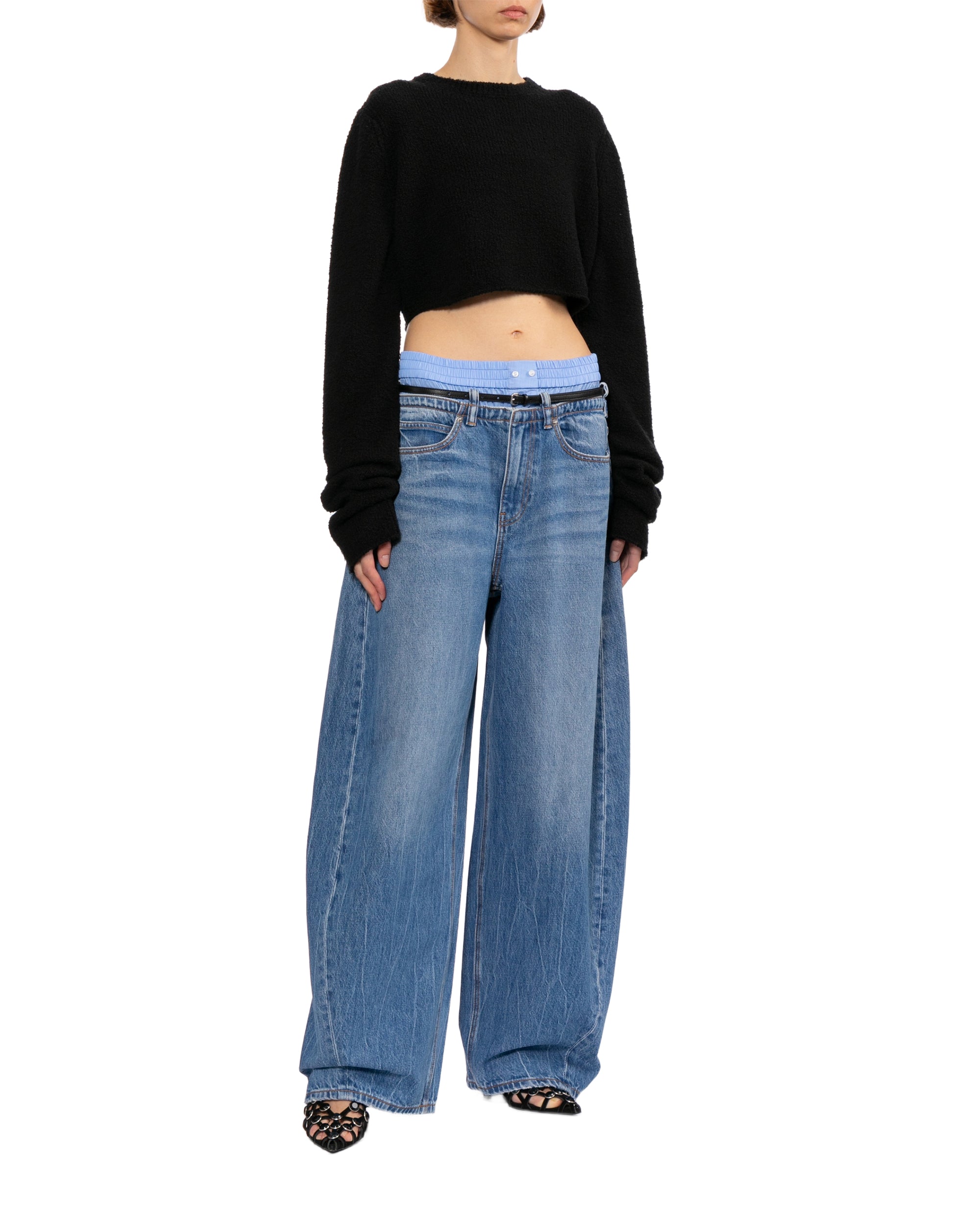 Pre styled blow up jeans