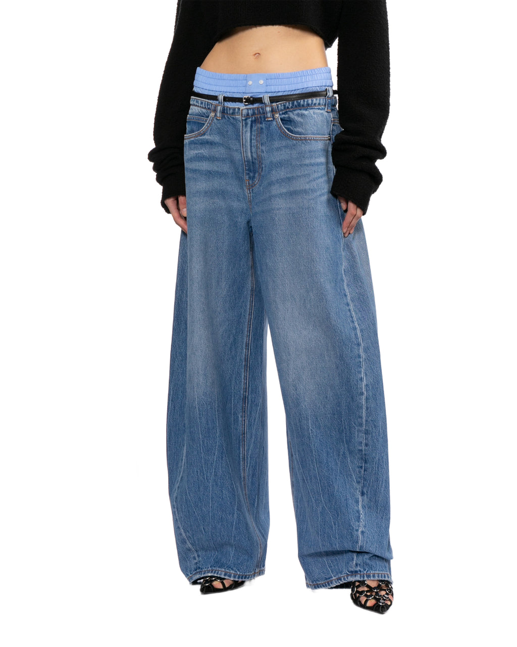 Pre styled blow up jeans