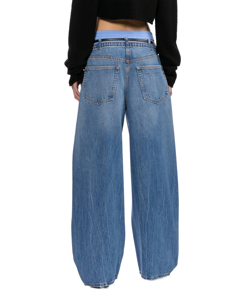 Pre styled blow up jeans