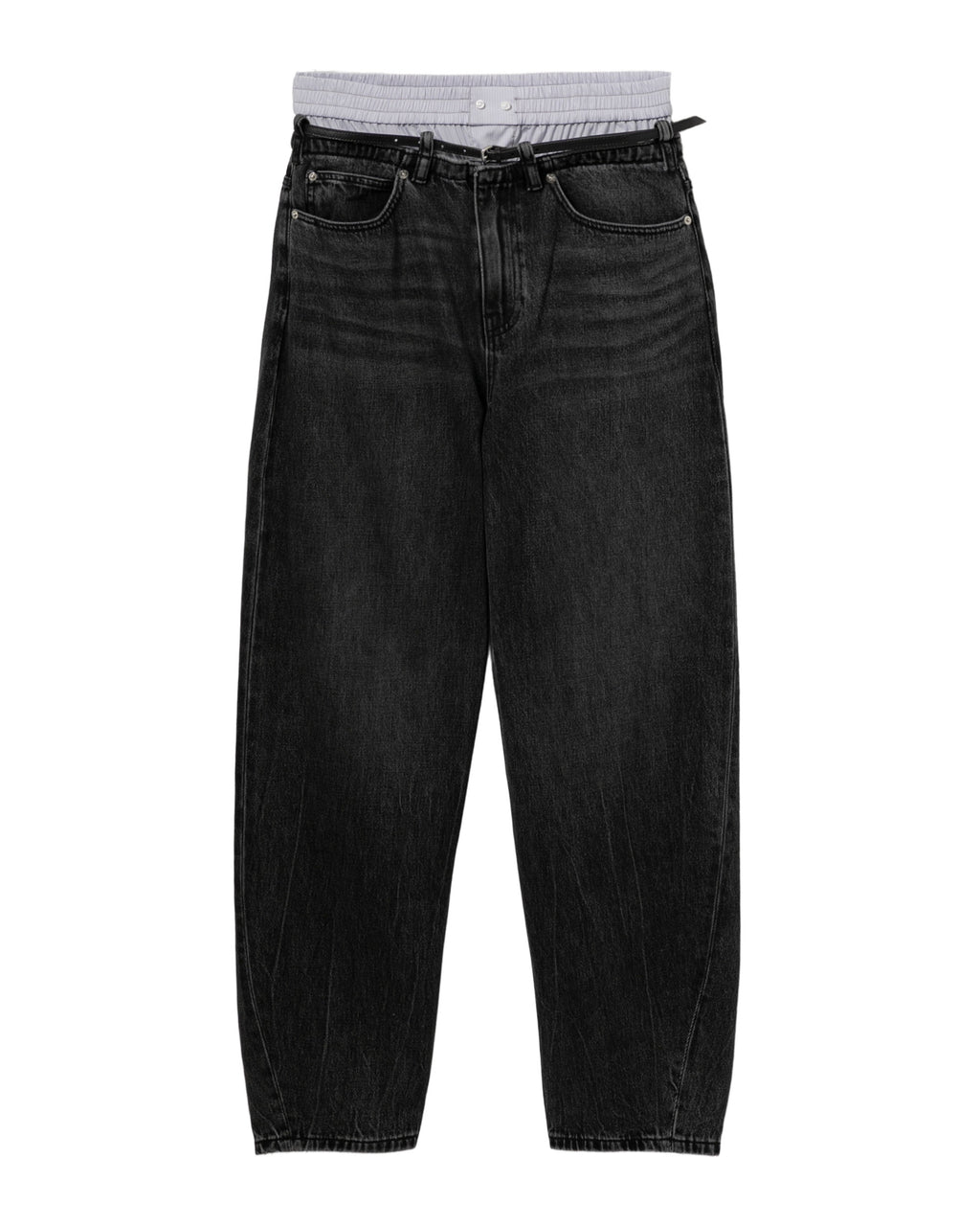 Double waistband jeans