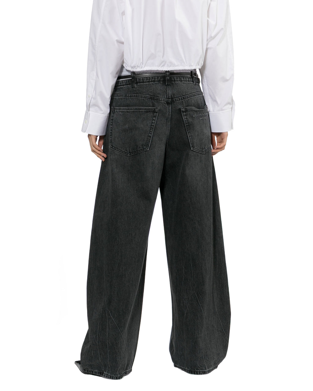 Double waistband jeans