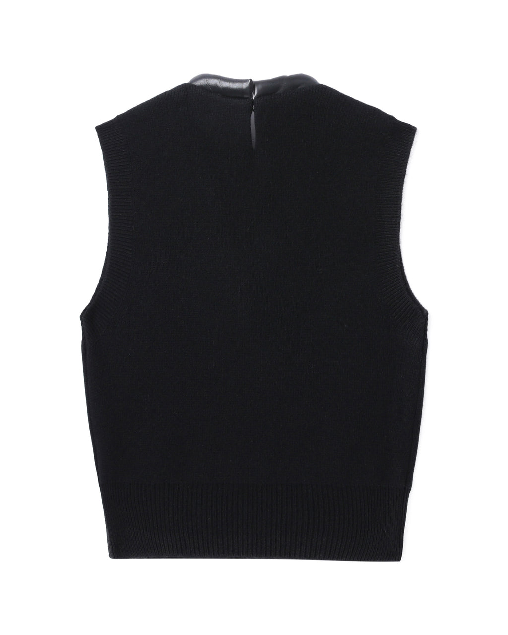 V-neck knit vest