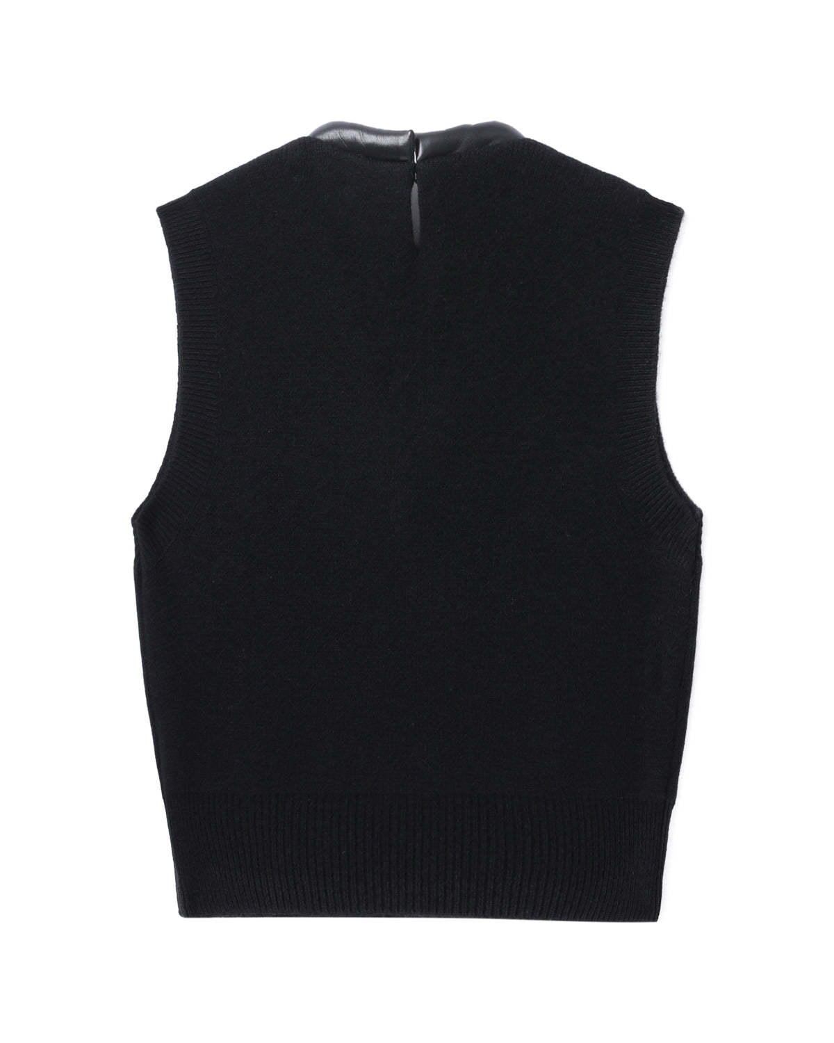 V-neck knit vest