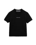 Logo knit top