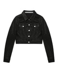 Shrunken trucker jacket