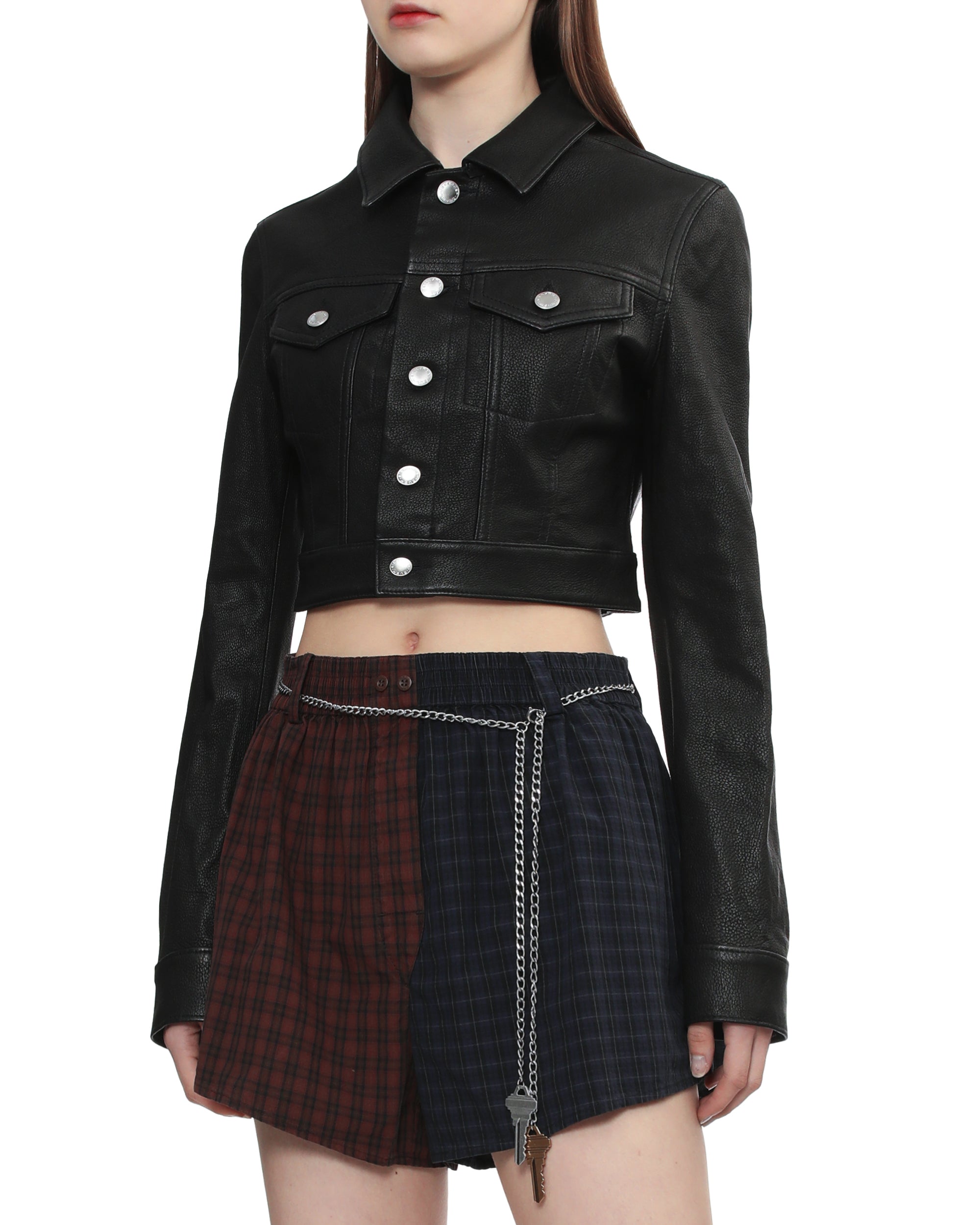 Shrunken trucker jacket