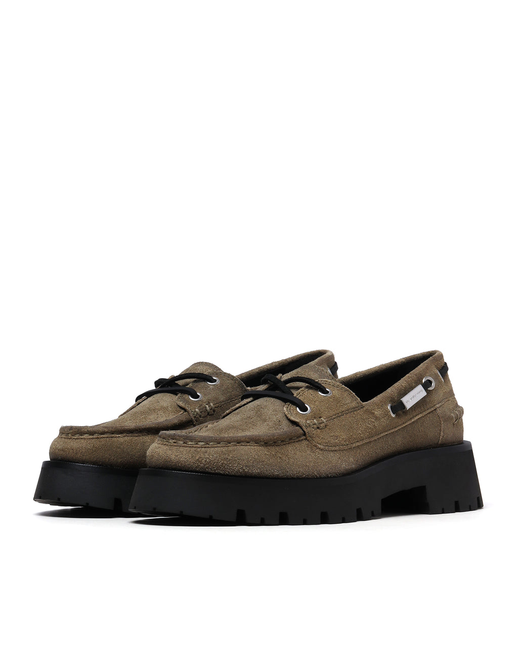 Carson platform boat loafers