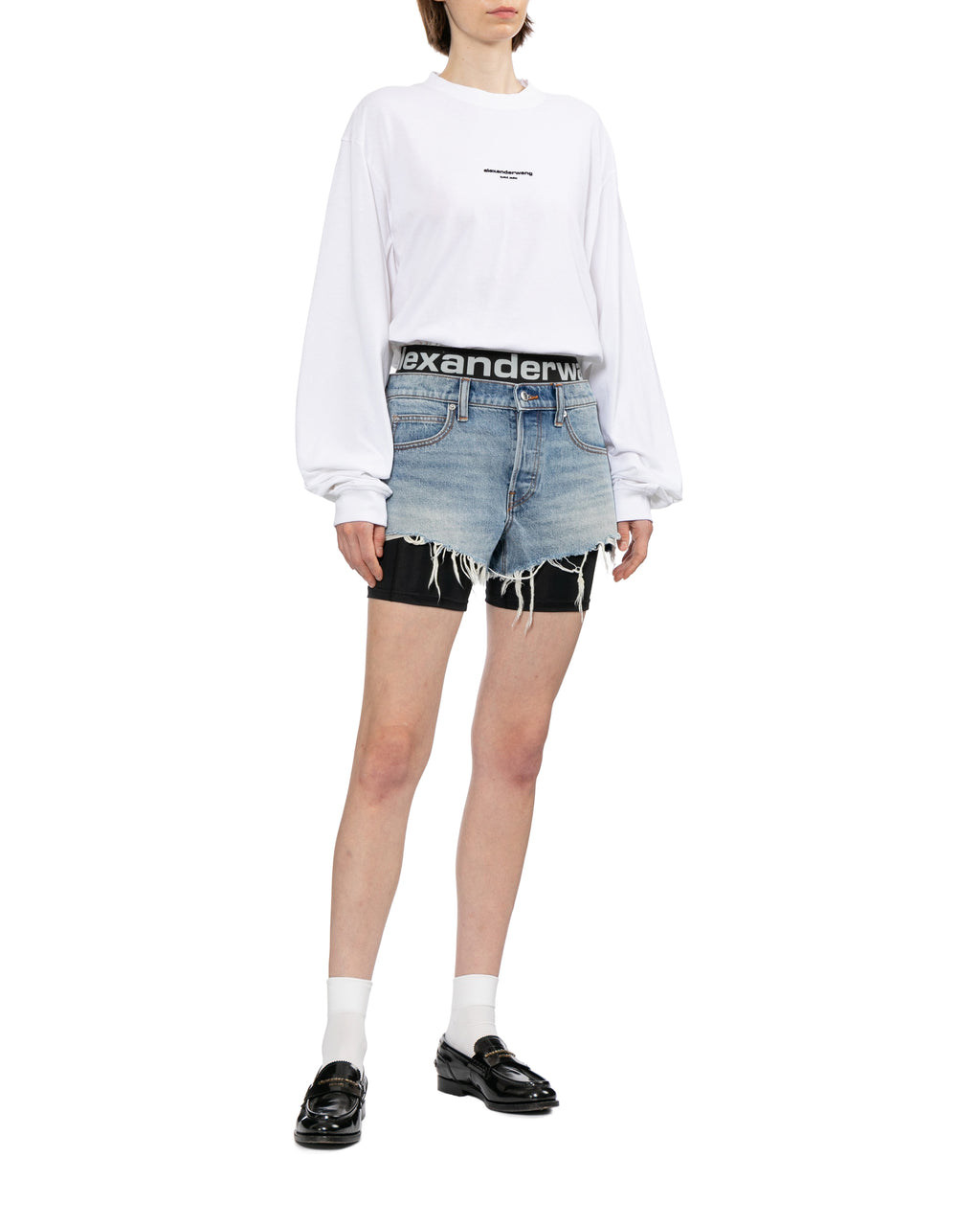 Oversized long-sleeve tee