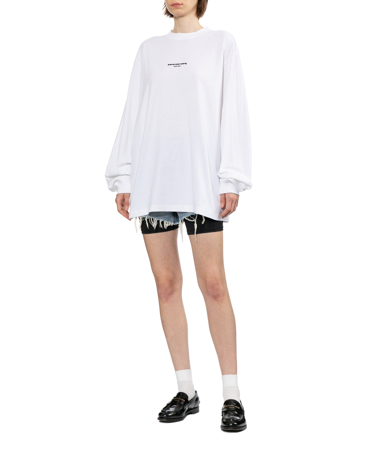 Oversized long-sleeve tee