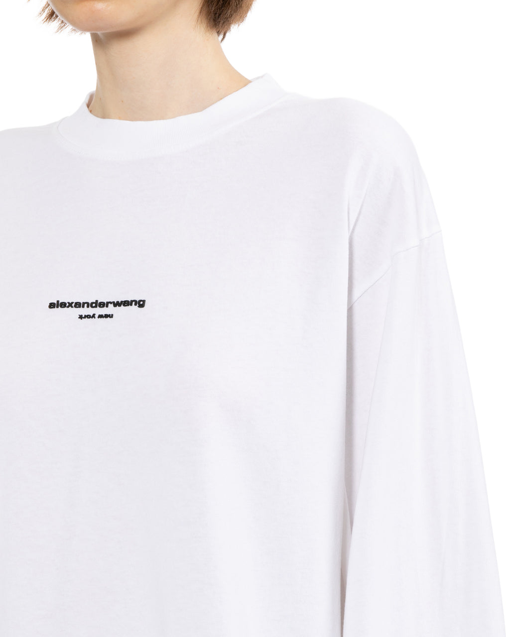 Oversized long-sleeve tee