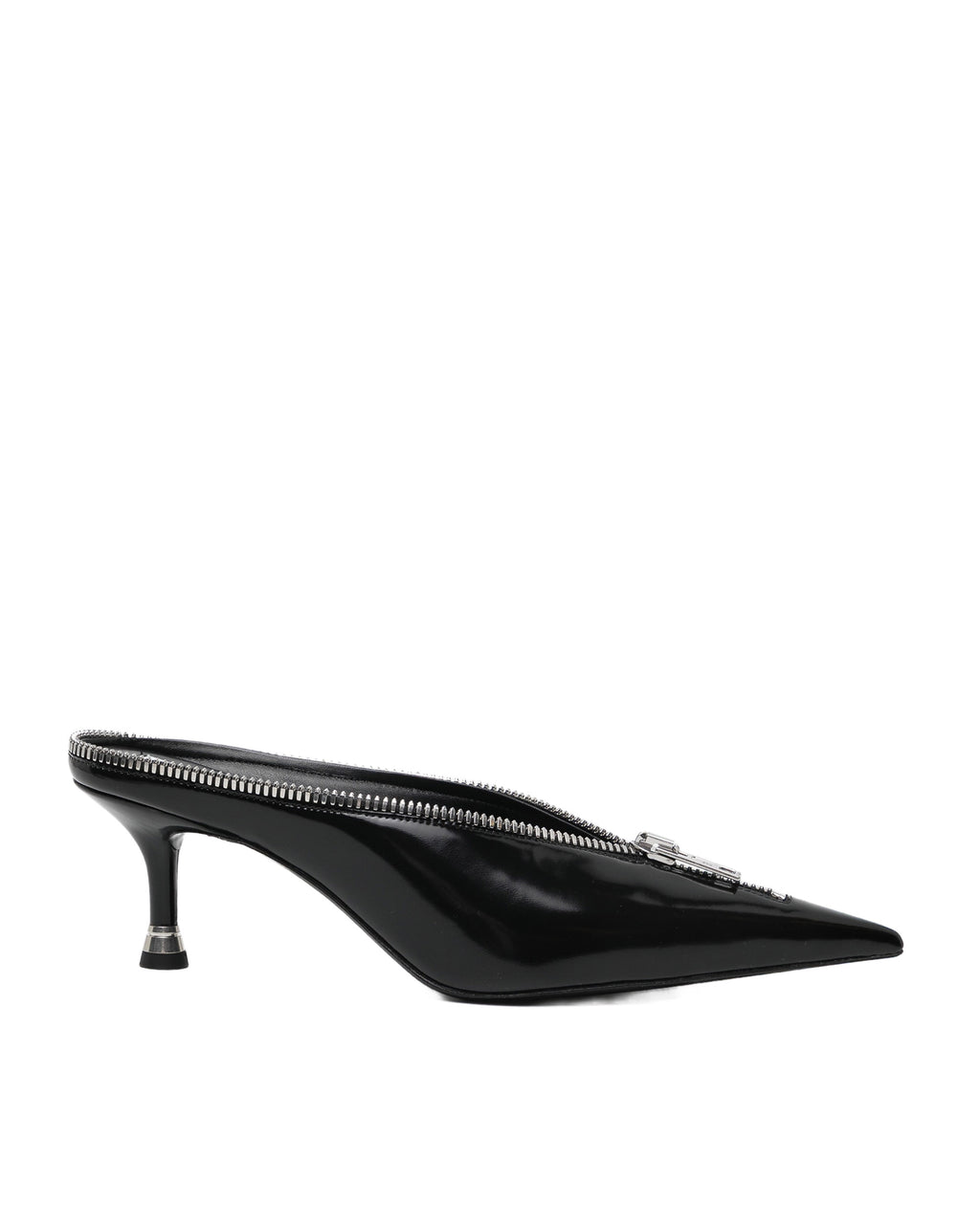 Akila pointed-toe zip mules