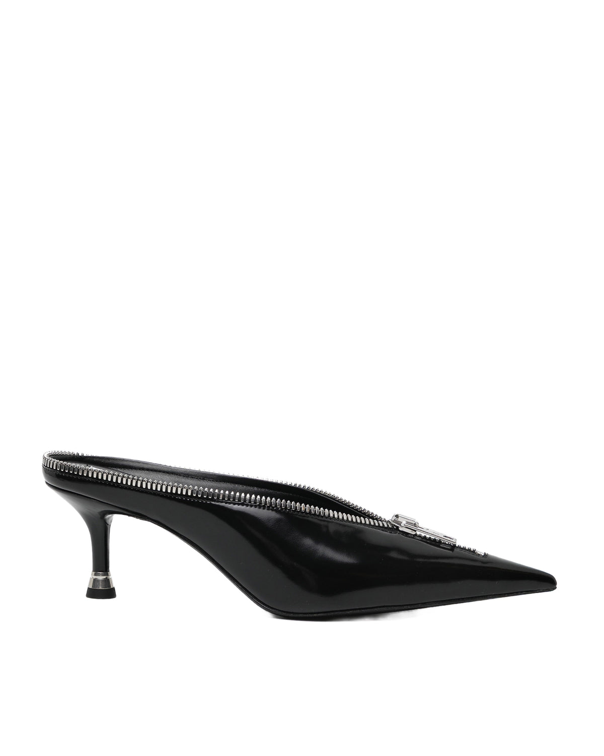 Akila pointed-toe zip mules