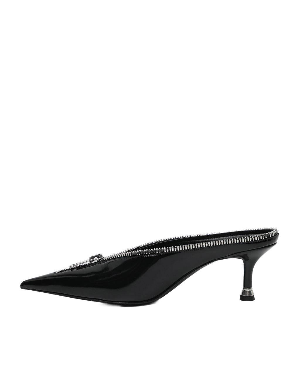 Akila pointed-toe zip mules