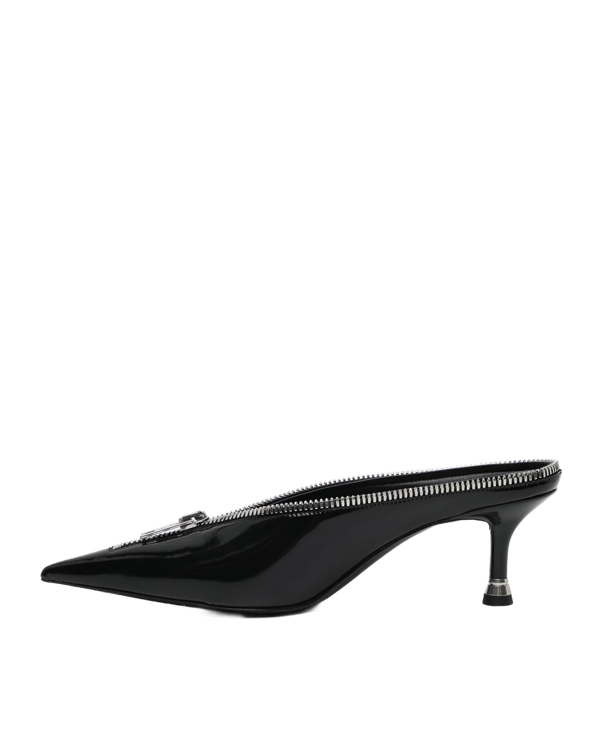 Akila pointed-toe zip mules