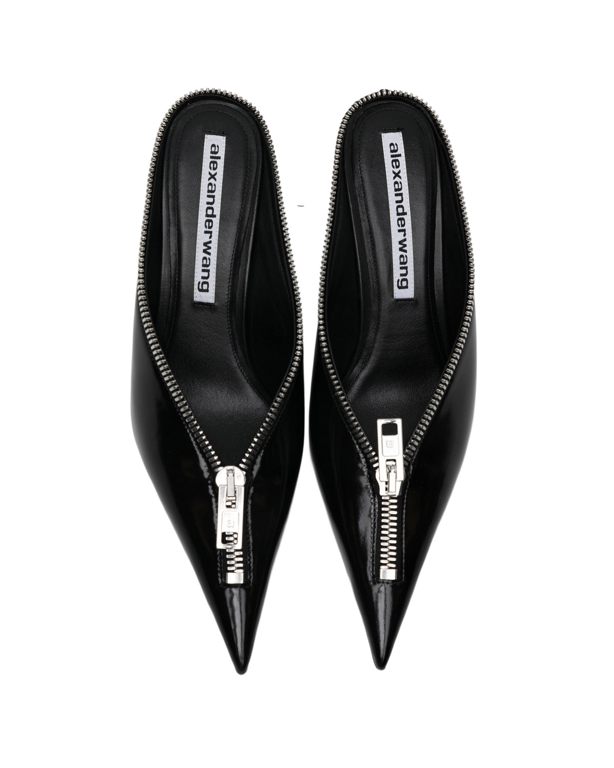 Akila pointed-toe zip mules