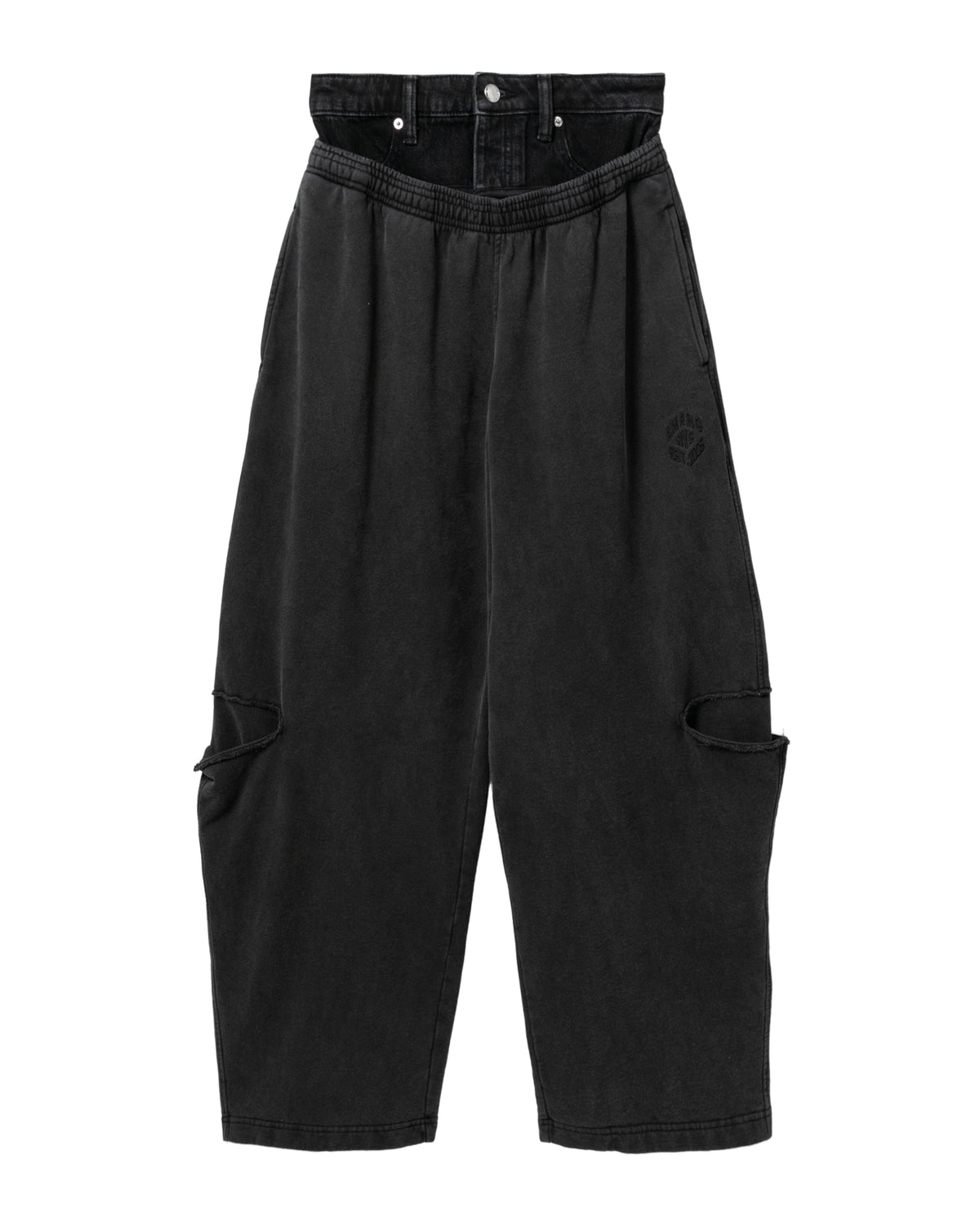 Layered baggy sweatpants