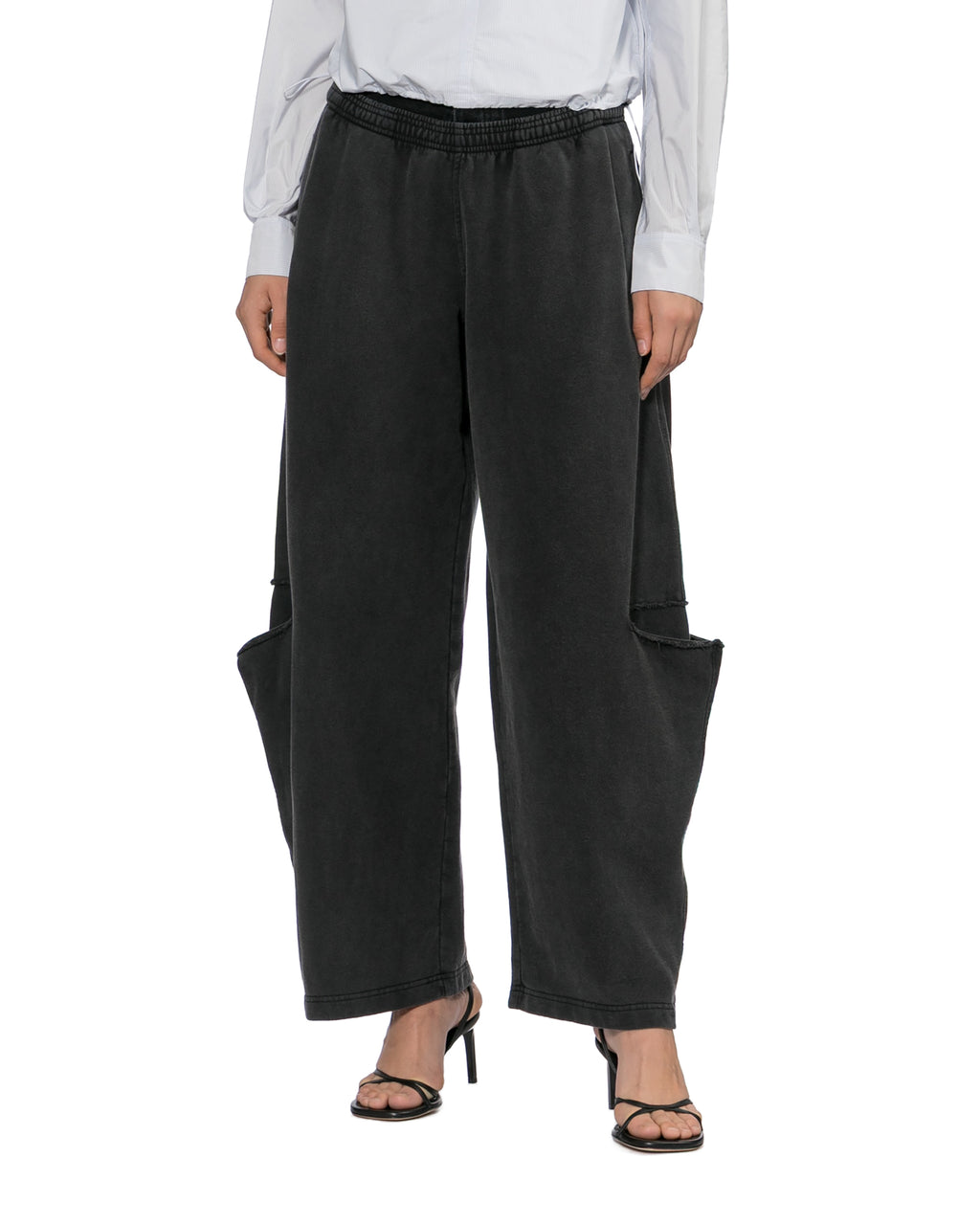 Layered baggy sweatpants