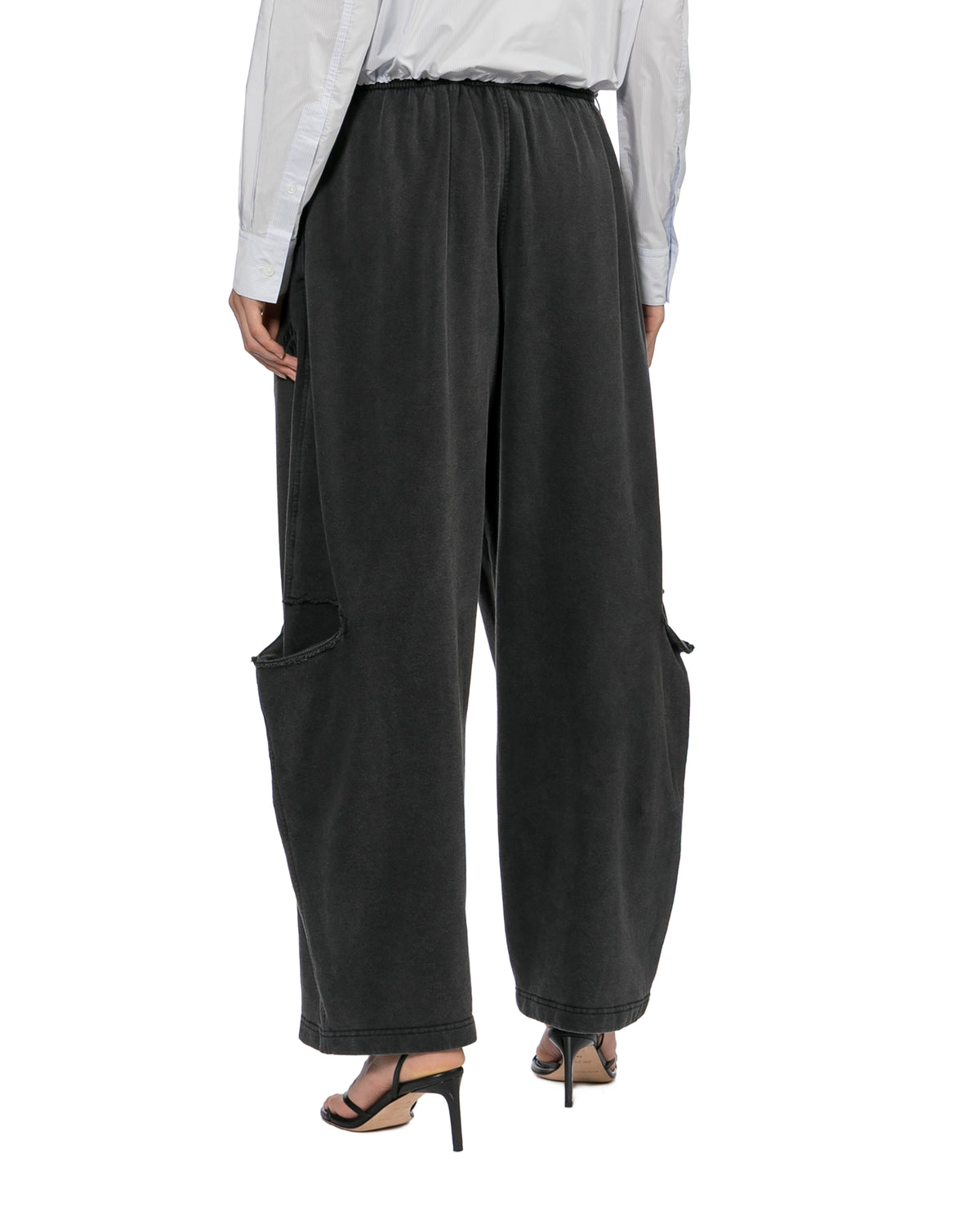 Layered baggy sweatpants