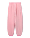 Embossed logo teddy fleece sweatpants