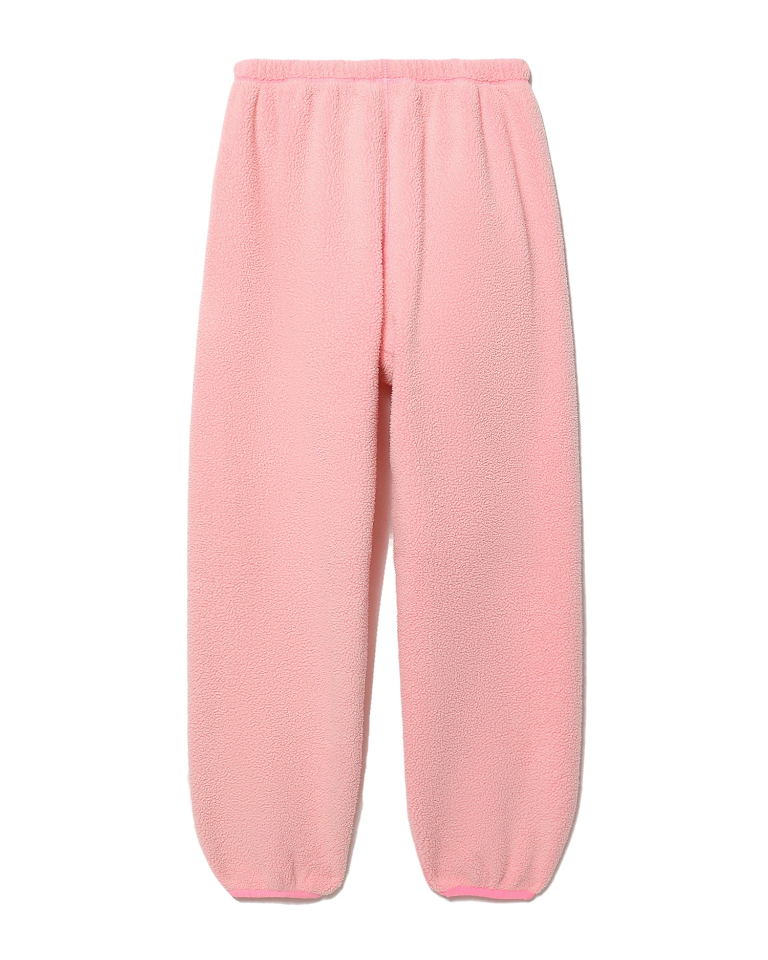 Embossed logo teddy fleece sweatpants