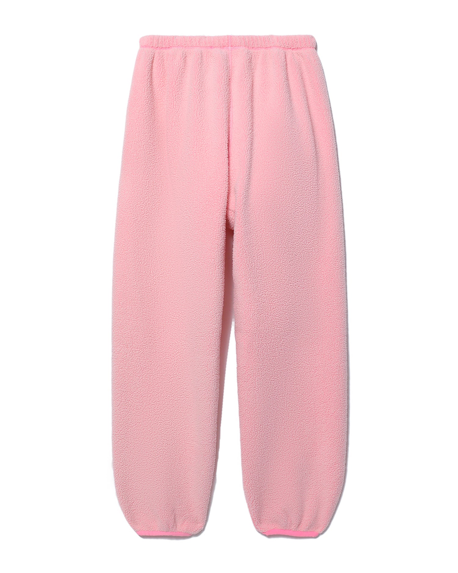 Embossed logo teddy fleece sweatpants