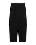Belted wide leg pants