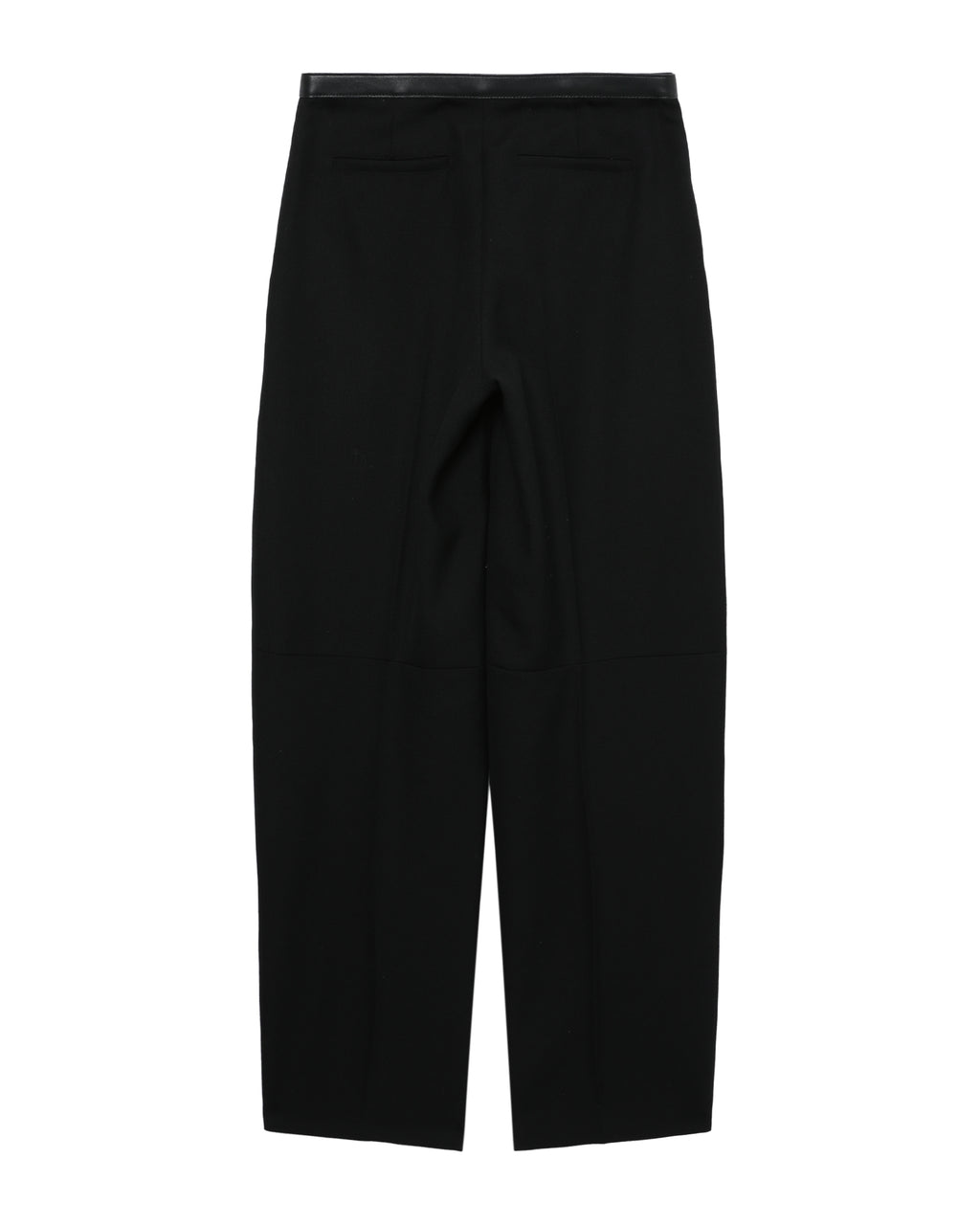 Belted wide leg pants