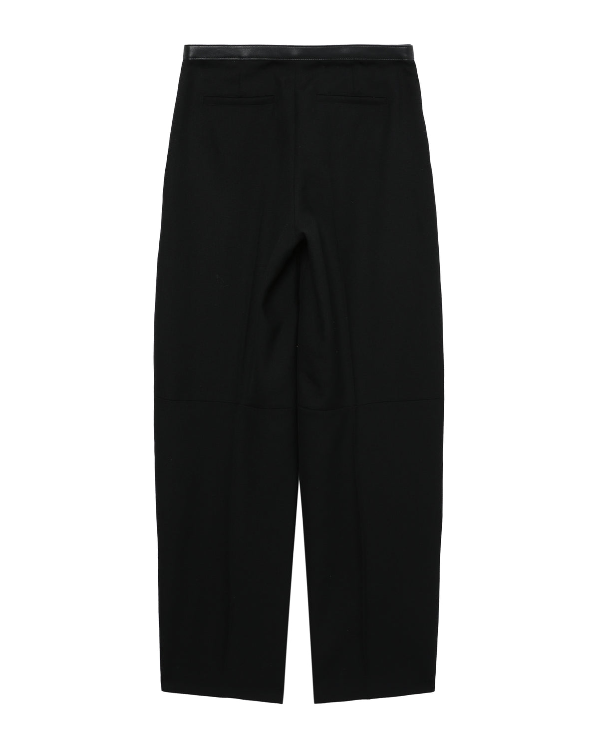 Belted wide leg pants