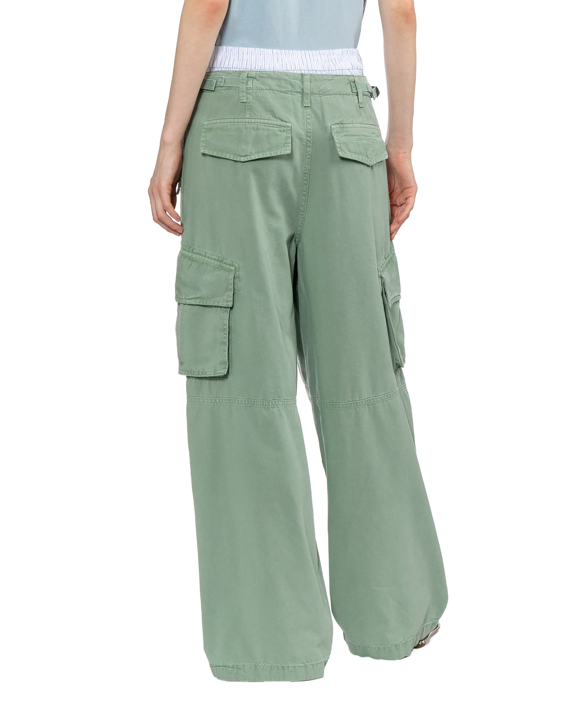 Boxer waist cargo pants