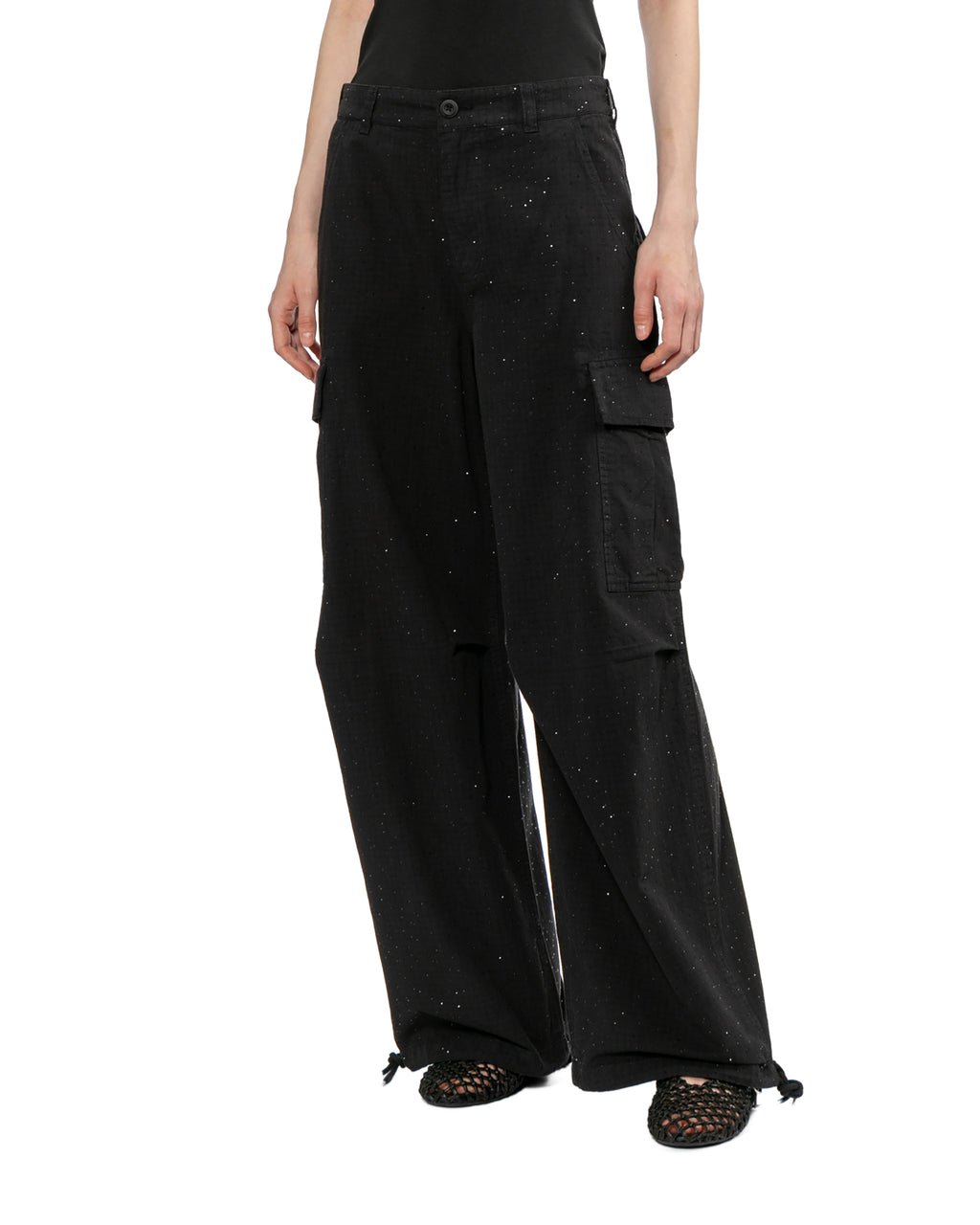Embellished cargo pants