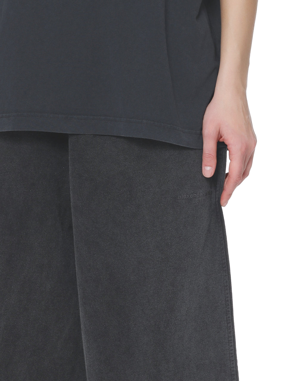 Crystal hotfix oversized sweatpants