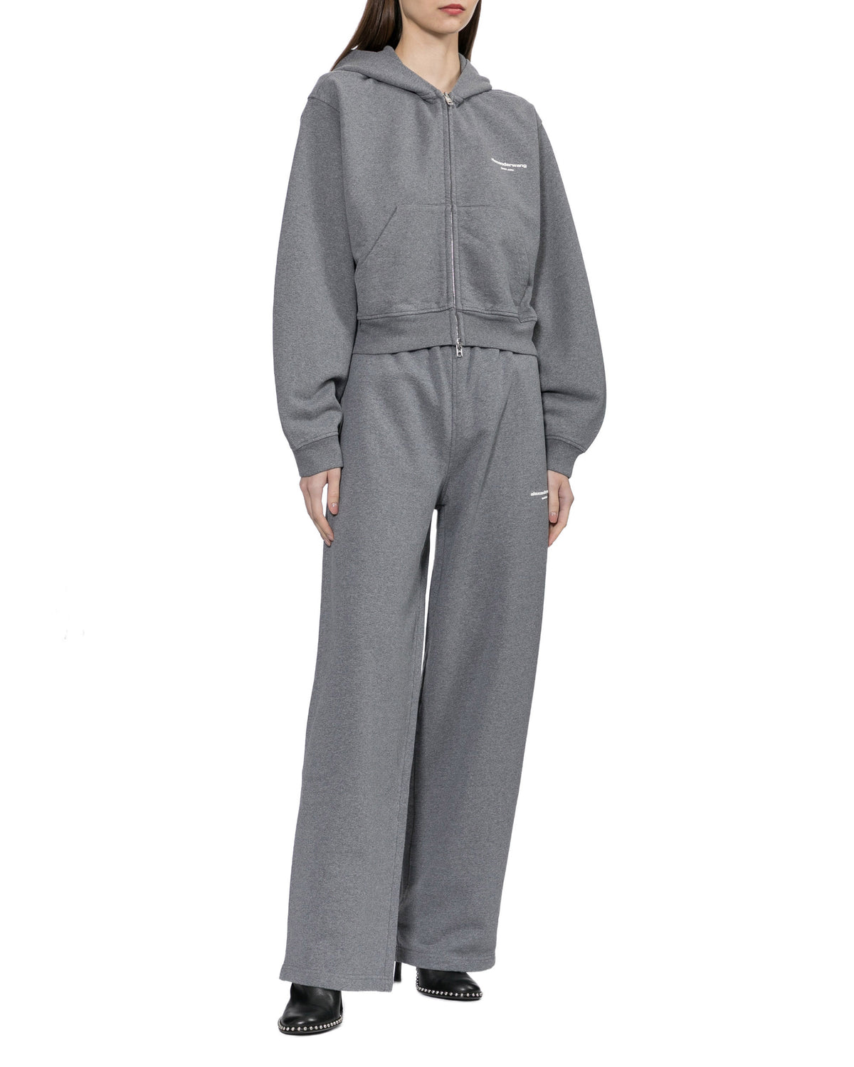 Crystal hotfix oversized sweatpants