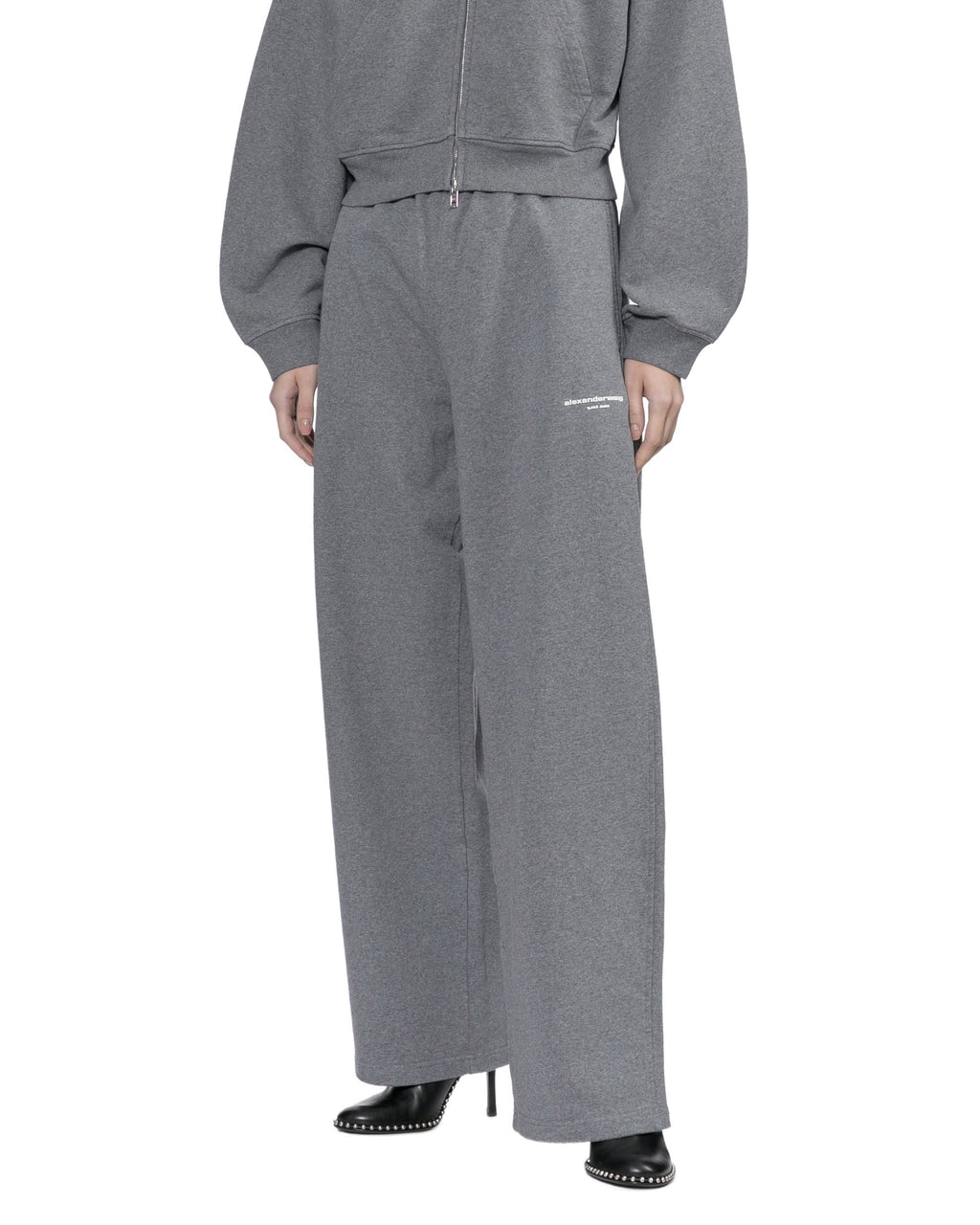 Crystal hotfix oversized sweatpants