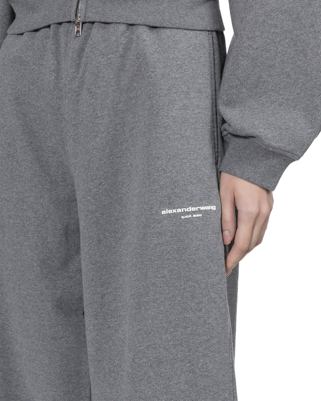 Crystal hotfix oversized sweatpants
