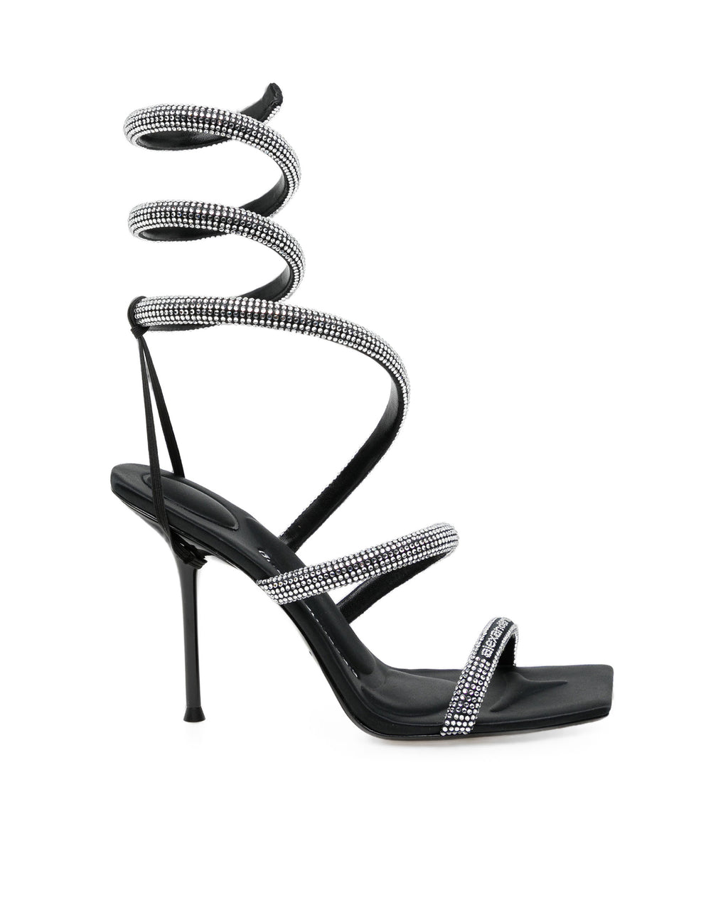 Julie Crystal coil sandals