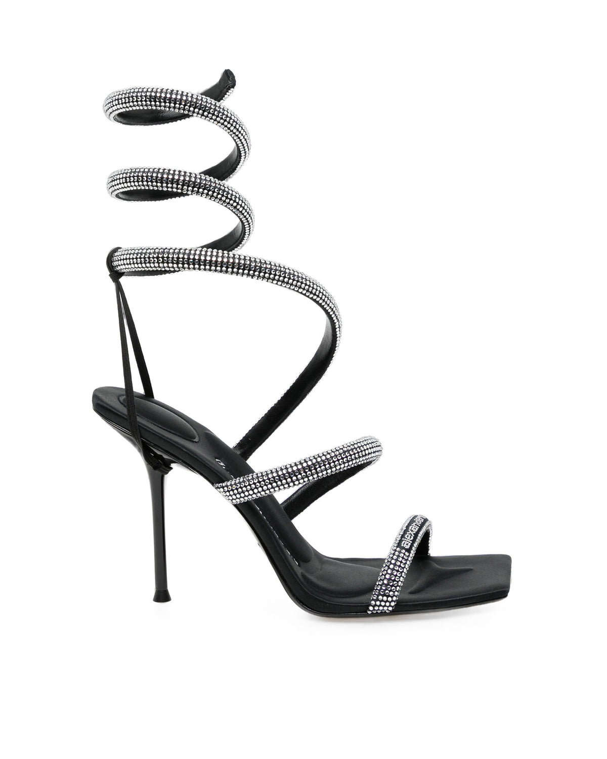 Julie Crystal coil sandals