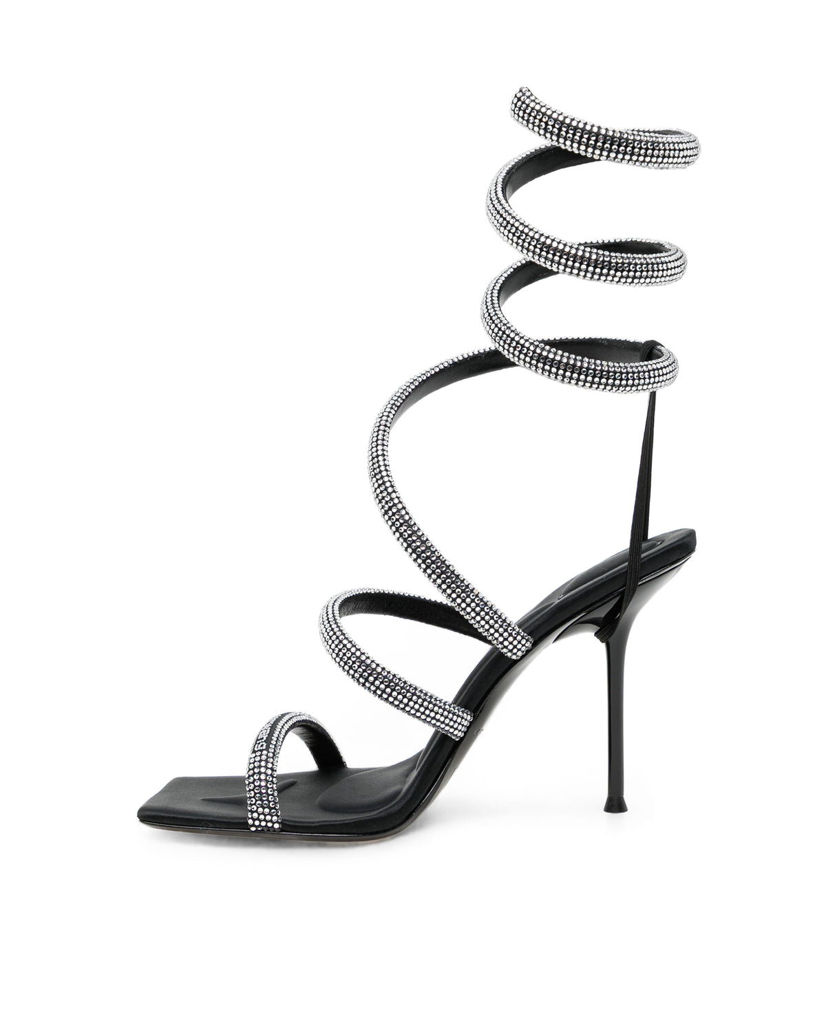 Julie Crystal coil sandals
