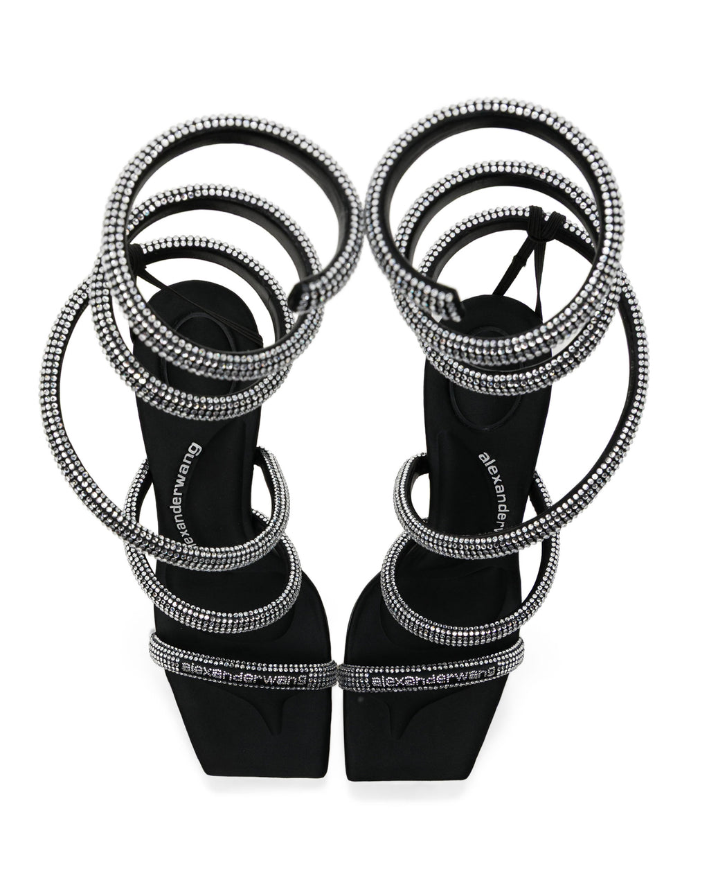 Julie Crystal coil sandals