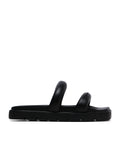 Leather flatform sandals