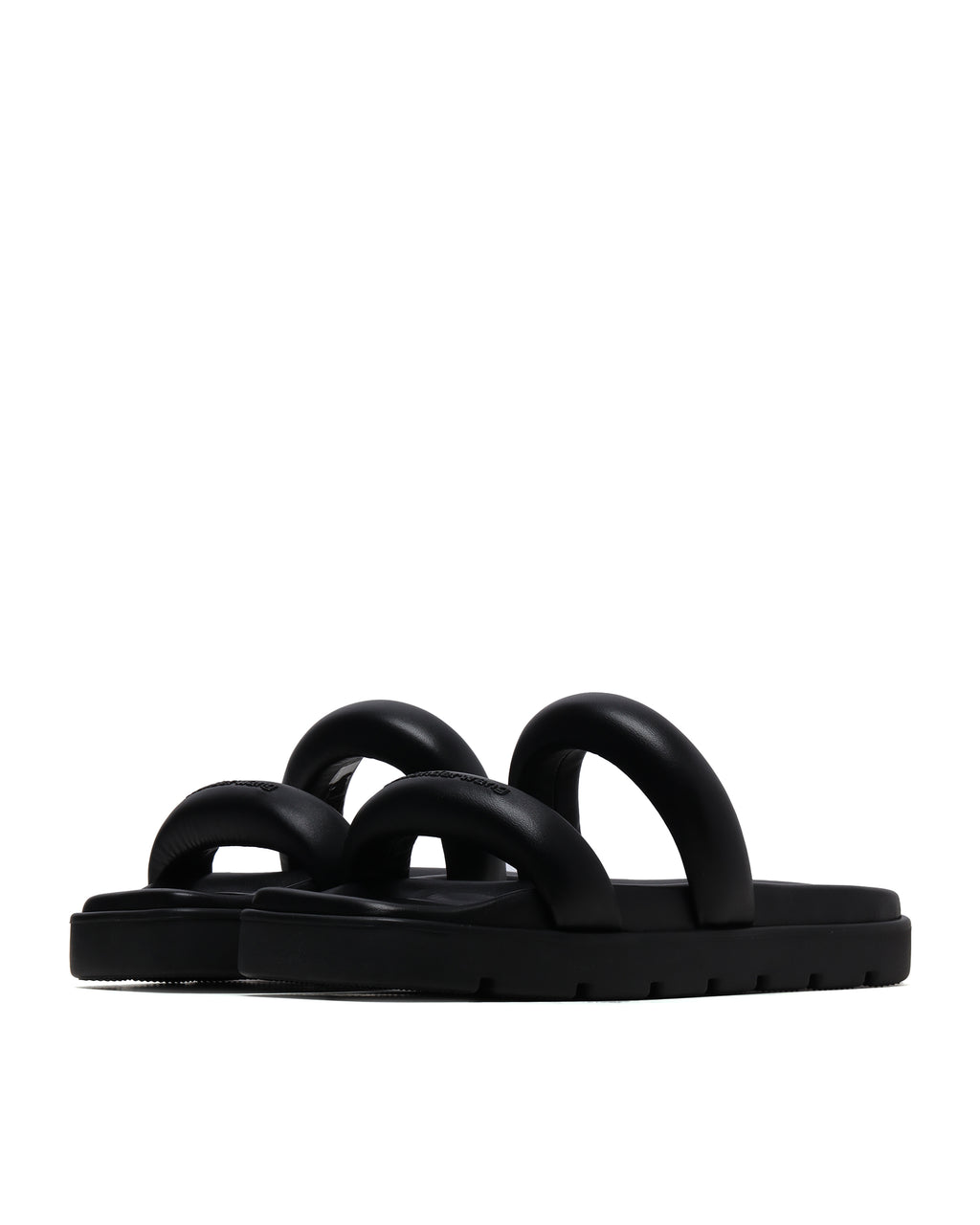 Leather flatform sandals