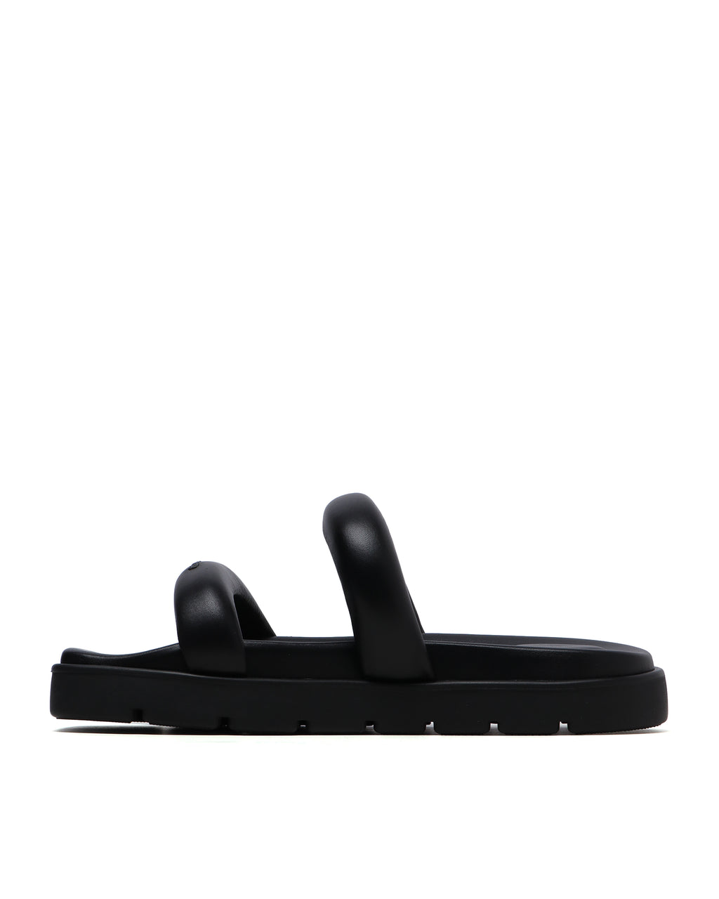 Leather flatform sandals