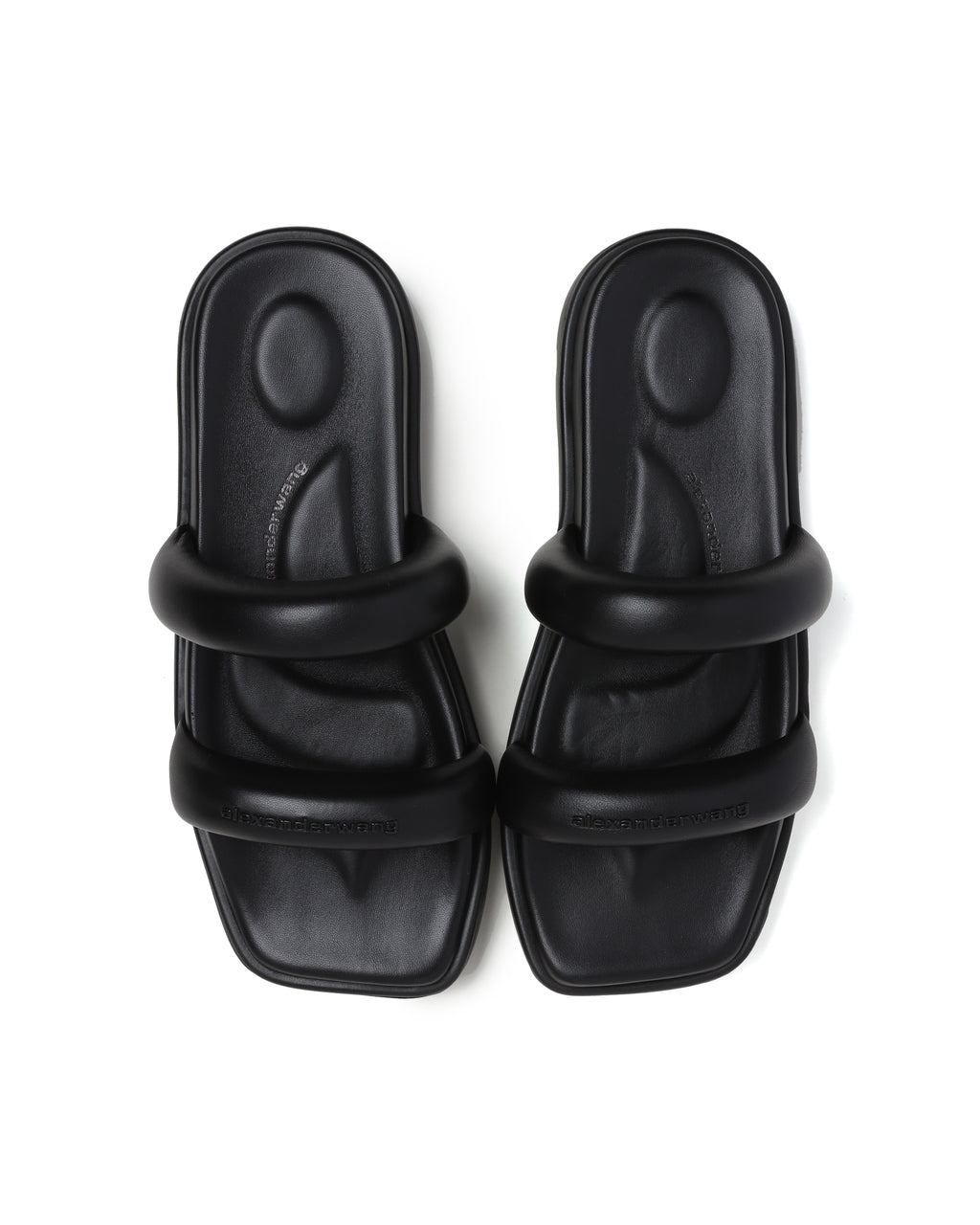 Leather flatform sandals