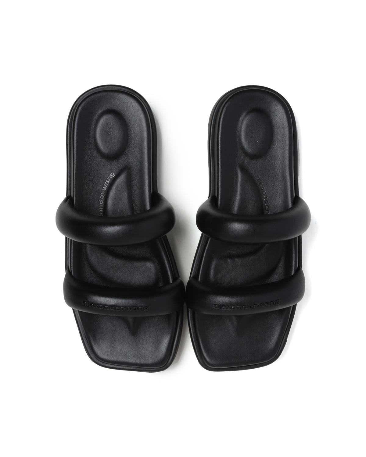 Leather flatform sandals