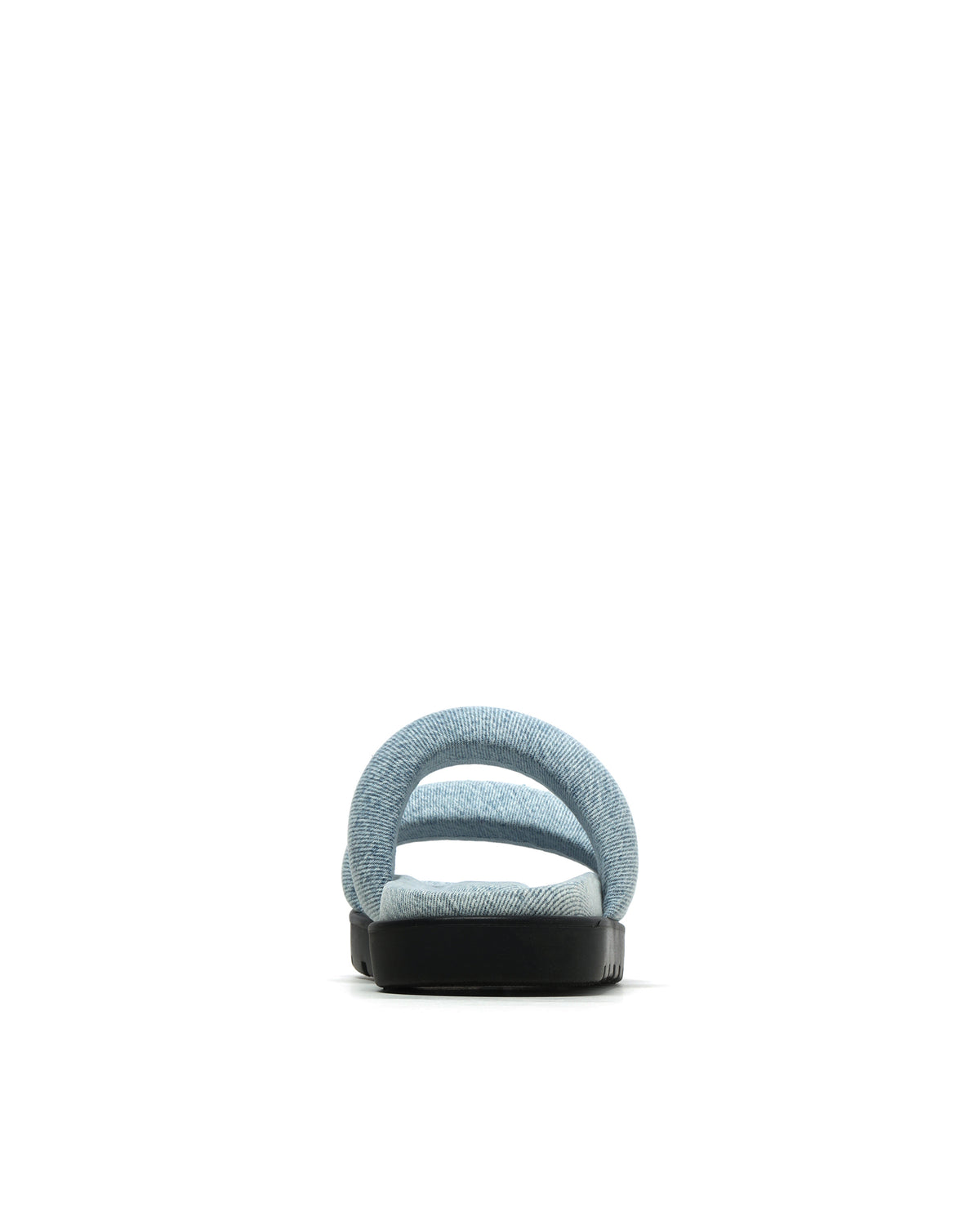 Denim flatform sandals