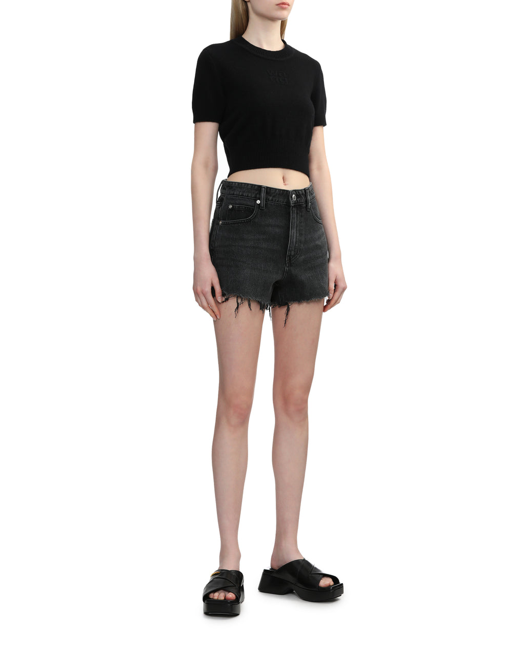 Float criss-cross platform sandals